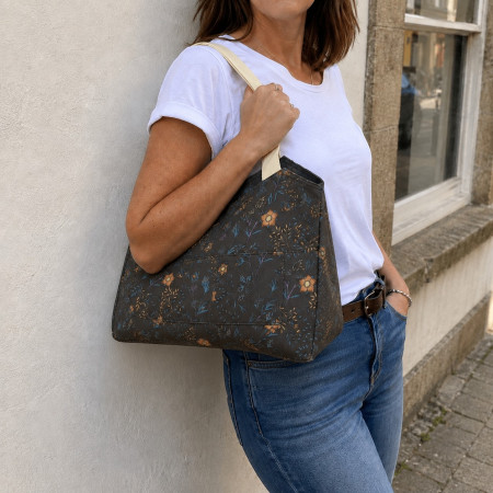 Tudor Rose Day Bag Teal