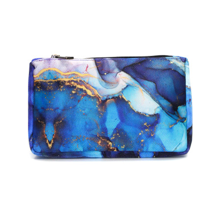 Amalfi Make Up Bag Blue