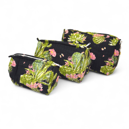 Bloom Wash Bags Black