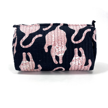 Black Tiger Cosmetic Bag