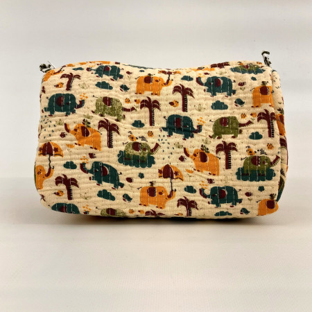 Fun Elephant Cosmetic Bag