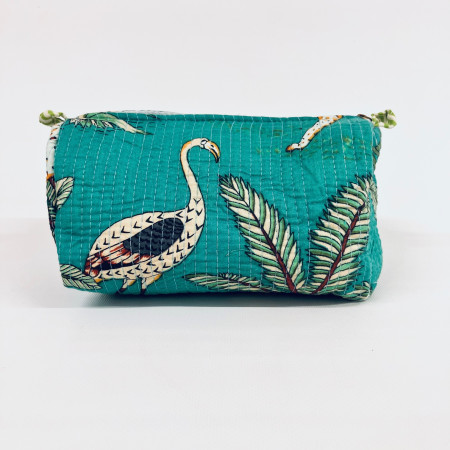 Jungle Cosmetic Bag TURQUOISE