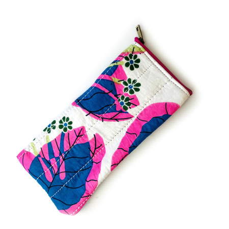 Quilted Cotton Glasses Case 14