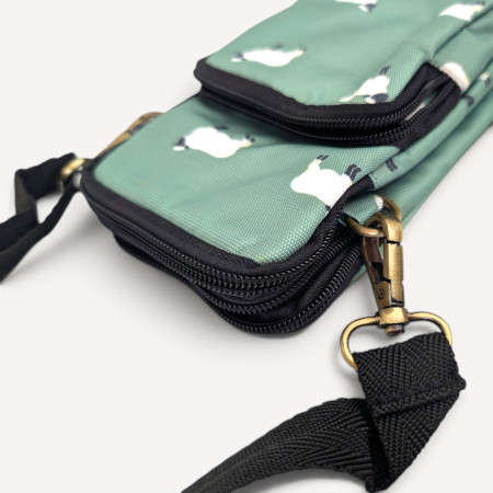 Sheep Phone Bag - Green