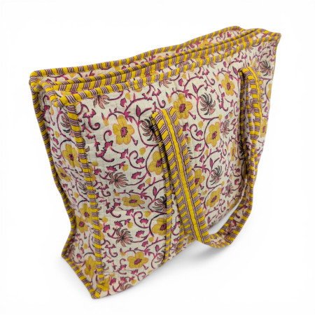 Devan Quilted Tote Bag