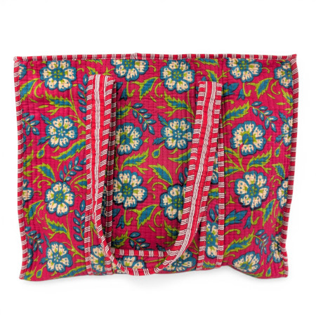 Picotee Quilted Tote Bag