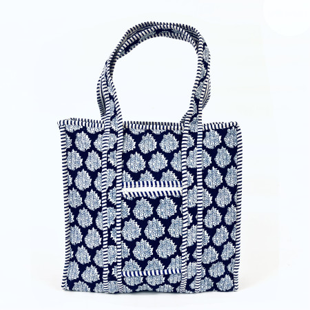 Kishor Medium Quilted Tote Bag