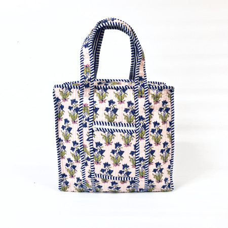 Saanvi Medium Quilted Tote Bag