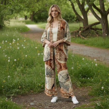 Kimono Trouser Set C01