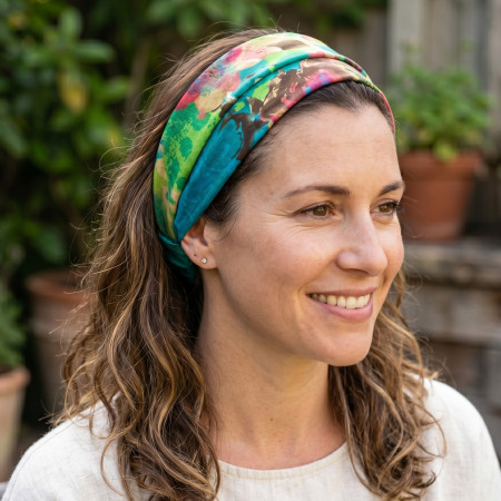 Recycled Sari Hairband 1