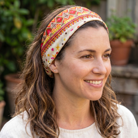 Recycled Sari Hairband 7