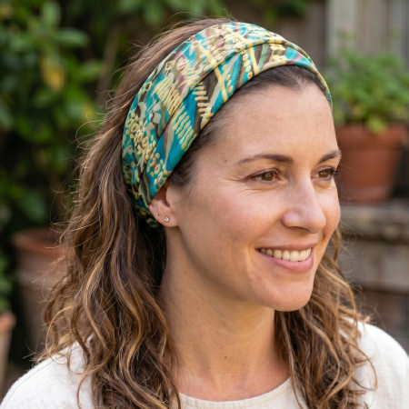 Recycled Sari Hairband 9