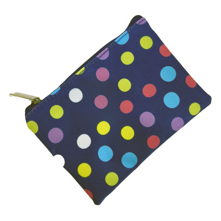 Dots Coin Purse Blue
