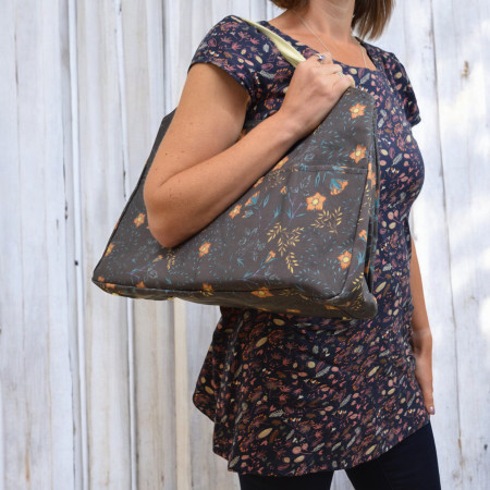 Tudor Rose Day Bag Teal