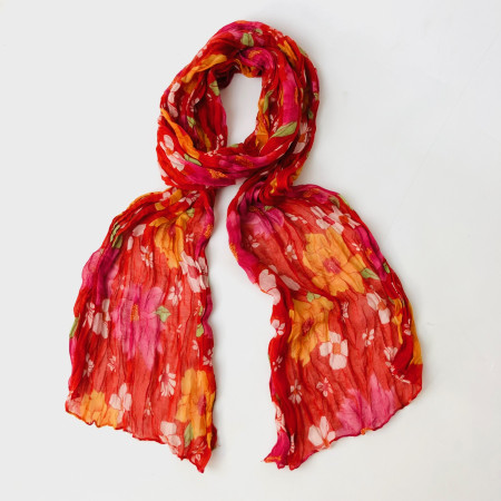 Floral Twisty - Red