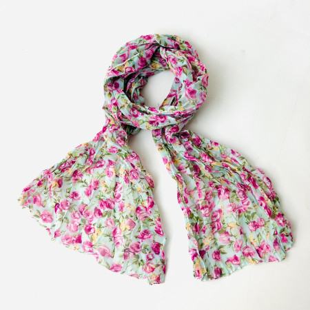 Flower Twisty - Mint/Pink