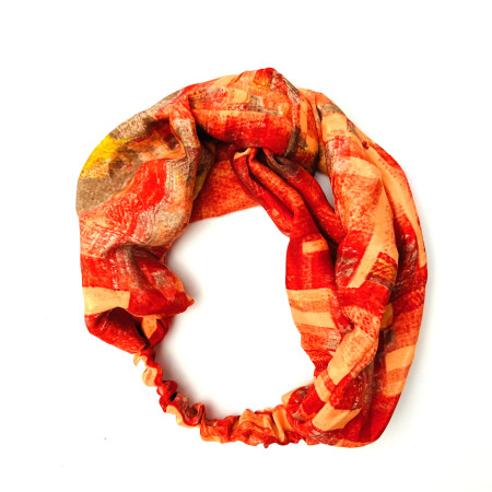 Recycled Sari Knotted Hairband 4