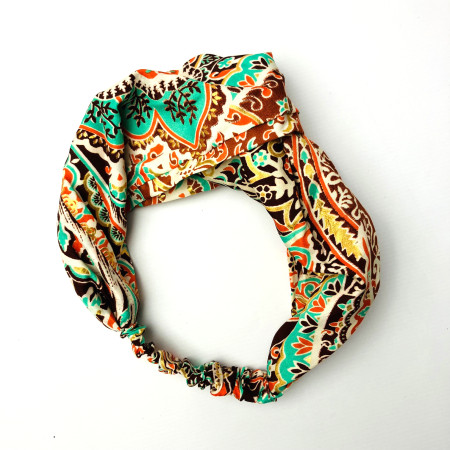 Recycled Sari Knotted Hairband 9