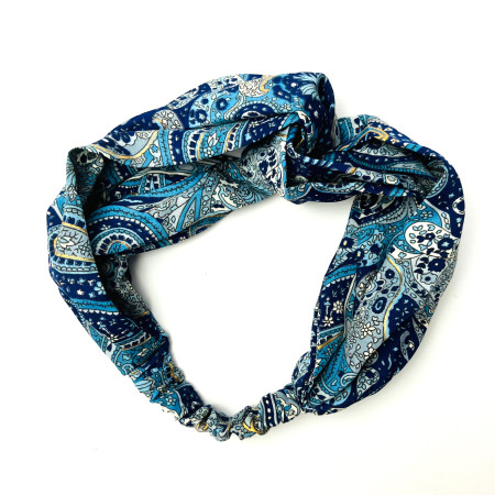 Recycled Sari Knotted Hairband 2