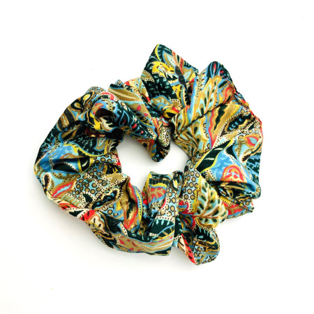 Recycled Sari Hair Scrunchie C13