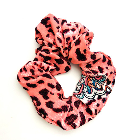 Recycled Sari Hair Scrunchie C09