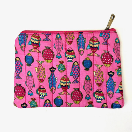 Flat Quilted Cotton Makeup C13