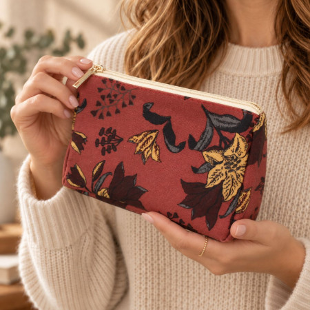 Mia Make Up Bag Red