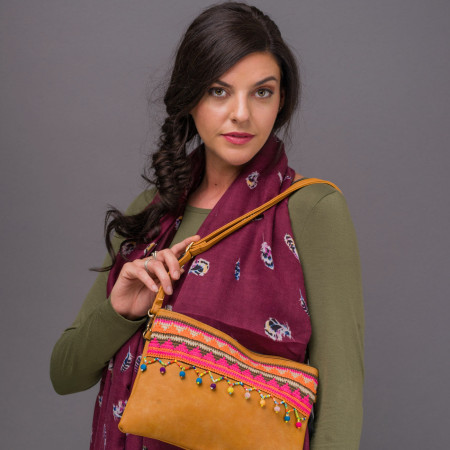 Symi Clutch Bag Tan