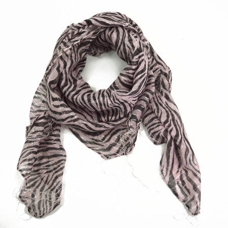 Tiger Square Pink