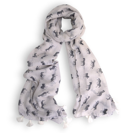 Ziggy Zebra White