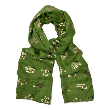 Foil Elephant Green