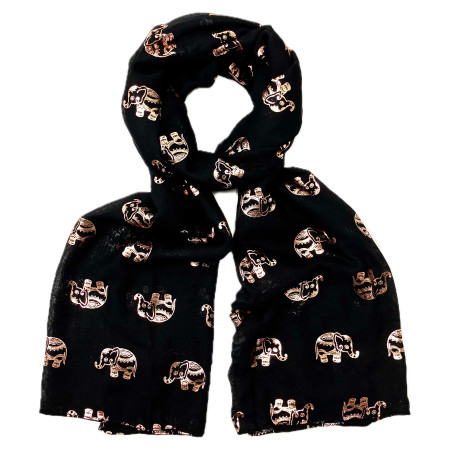 Foil Elephant Black