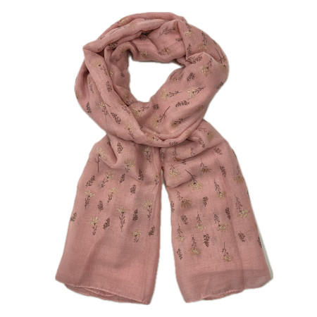 Glitter Flower Pink