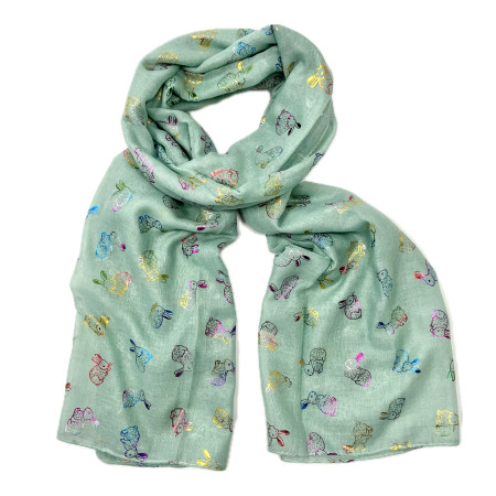 Bunny Colourful Foil Mint