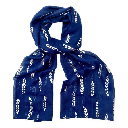 Foil Wheat Navy
