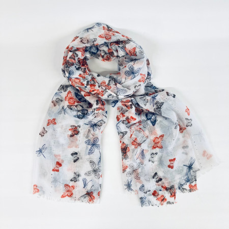 Sequin Butterfly - White