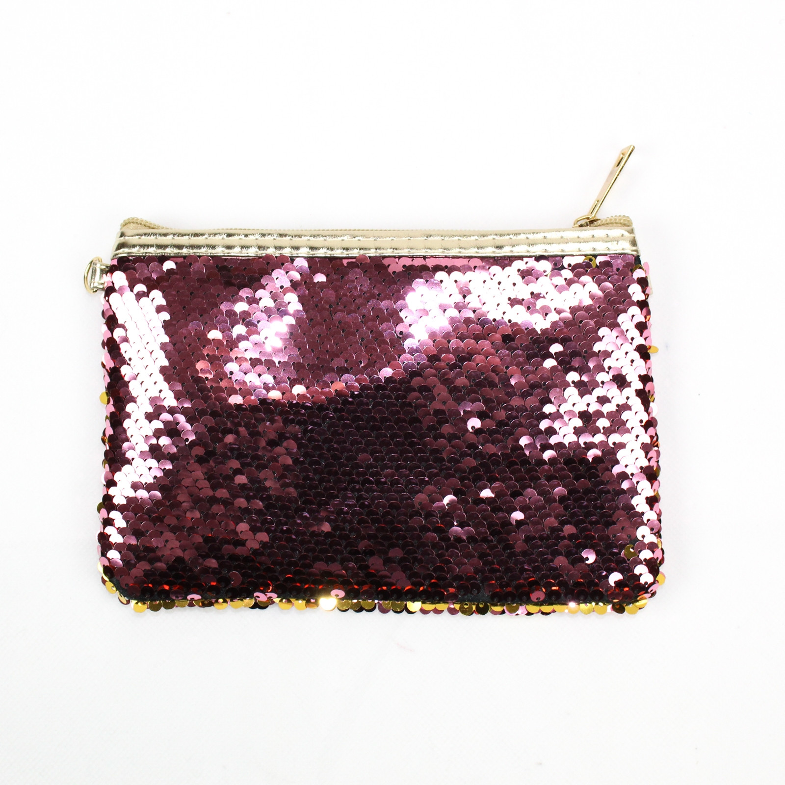 Sequin Clutch Purse Pink