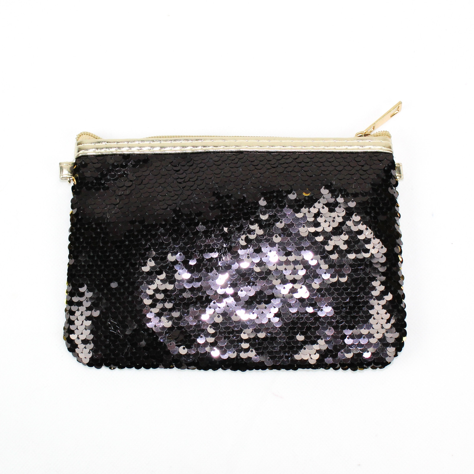 Fashion Sparkly Sequin Clutch Bag Handbag Lady Party Evening Clutch Bag  Purse Wallet for Women (Dark Blue and Golden) - Walmart.com
