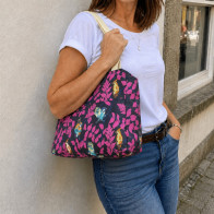 Bright Bird Day Bag Purple