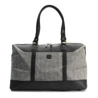 Herringbone Black Travel Bag 