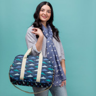 Whale Weekender Blue