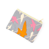 Flight Coin Purse Grey
