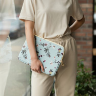 Mylene Laptop/ Portfolio Folder Light Green