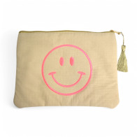 Smiley Make Up Bag Cream