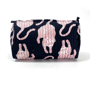 Black Tiger Cosmetic Bag