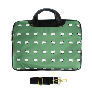 Sheep Laptop Bag Green