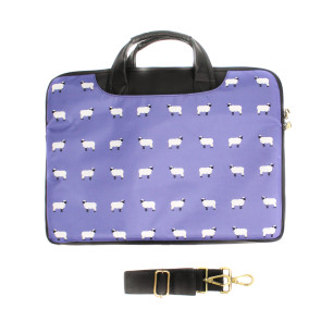 Sheep Laptop Bag Lilac