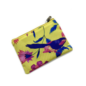 Watercolour Coin Purse Yellow