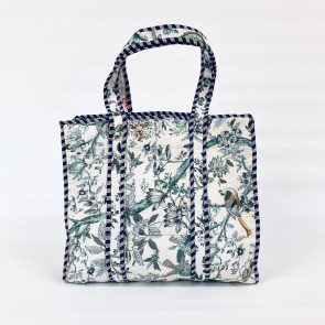 Agra Large Quilted Tote Bag