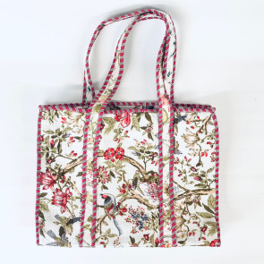 Patna Large Quilted Tote Bag